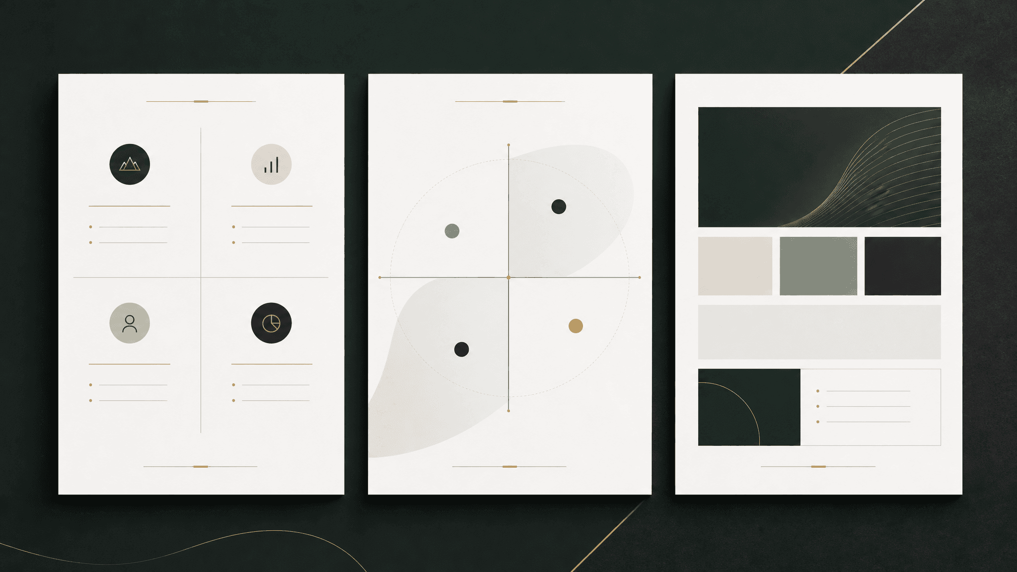 Strategy canvas, positioning map and pitch slide rendered by Millwright